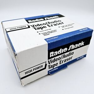 RADIO SHACK | 44-223A vintage high power video/audio tape eraser